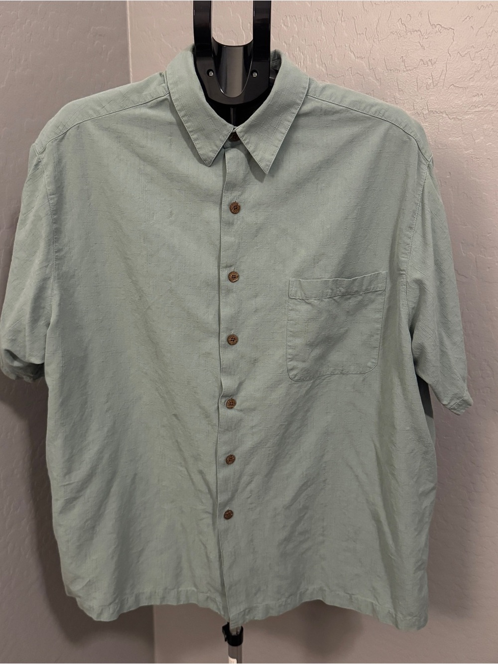 Caribbean Silk Blend 2XL Shirt Tropical Resort Button Up